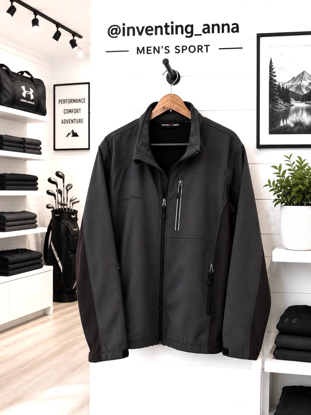 FREE TECH Men’s long sleeve all-weather utility jacket size M 38-40